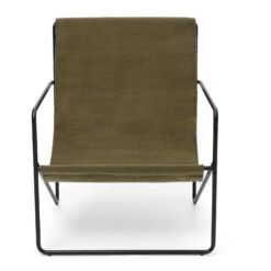 Ferm LIVING Desert Lounge Chair -Trit Houses Shop Desert Lounge Chair Black Olive 1