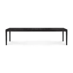 Ethnicraft Teak Bok Rectangular Outdoor Dining Table 28 Ethnicraft Teak Bok Rectangular Outdoor Dining Table -Trit Houses Shop ETH B01 0 001 Black 3000mm 01