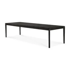 Ethnicraft Teak Bok Rectangular Outdoor Dining Table 29 Ethnicraft Teak Bok Rectangular Outdoor Dining Table -Trit Houses Shop ETH B01 0 001 Black 3000mm 02