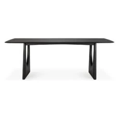 Ethnicraft Oak Geometric Dining Table -Trit Houses Shop ETH B01 1 035 Black Oak 2200mm 01