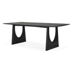 Ethnicraft Oak Geometric Dining Table -Trit Houses Shop ETH B01 1 035 Black Oak 2200mm 02