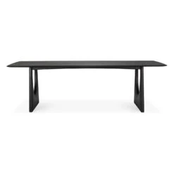 Ethnicraft Oak Geometric Dining Table -Trit Houses Shop ETH B01 1 035 Black Oak 2500mm 01