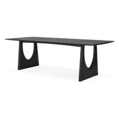 Ethnicraft Oak Geometric Dining Table -Trit Houses Shop ETH B01 1 035 Black Oak 2500mm 02