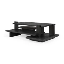 Ethnicraft Teak Abstract Coffee Table -Trit Houses Shop ETH B02 1 041 Black 03