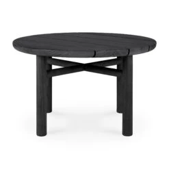 Ethnicraft Teak Quatro Outdoor Side Table 15 Ethnicraft Teak Quatro Outdoor Side Table -Trit Houses Shop ETH B03 0 002 Black 01