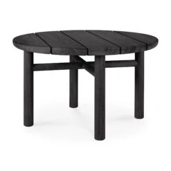 Ethnicraft Teak Quatro Outdoor Side Table 17 Ethnicraft Teak Quatro Outdoor Side Table -Trit Houses Shop ETH B03 0 002 Black 03