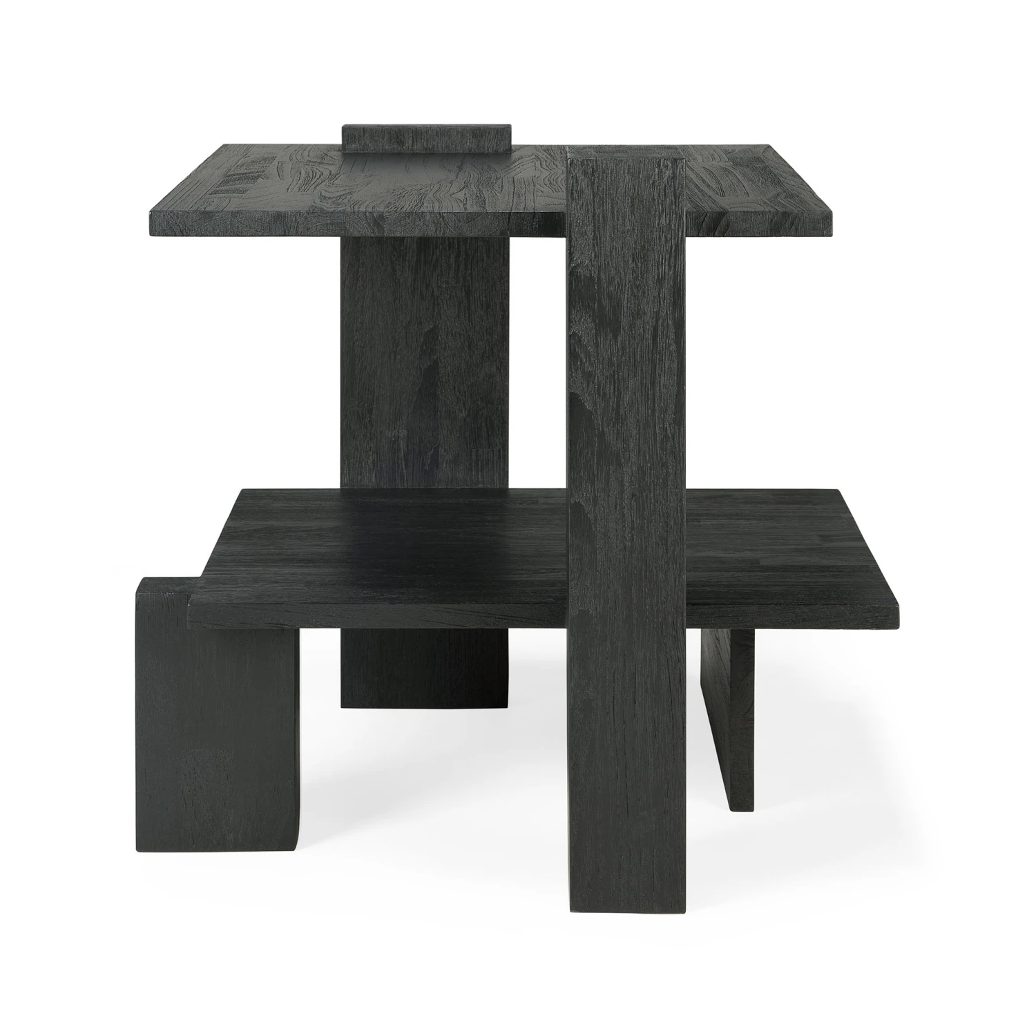 Ethnicraft Teak Abstract Side Table 2 Ethnicraft Teak Abstract Side Table - Image 2