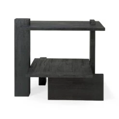 Ethnicraft Teak Abstract Side Table 9 Ethnicraft Teak Abstract Side Table -Trit Houses Shop ETH B03 1 046 Black 03