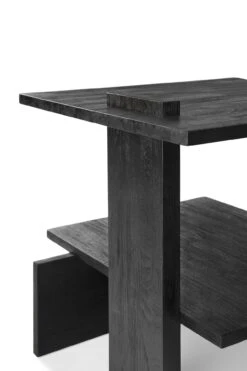 Ethnicraft Teak Abstract Side Table 12 Ethnicraft Teak Abstract Side Table -Trit Houses Shop ETH B03 1 046 Black 06