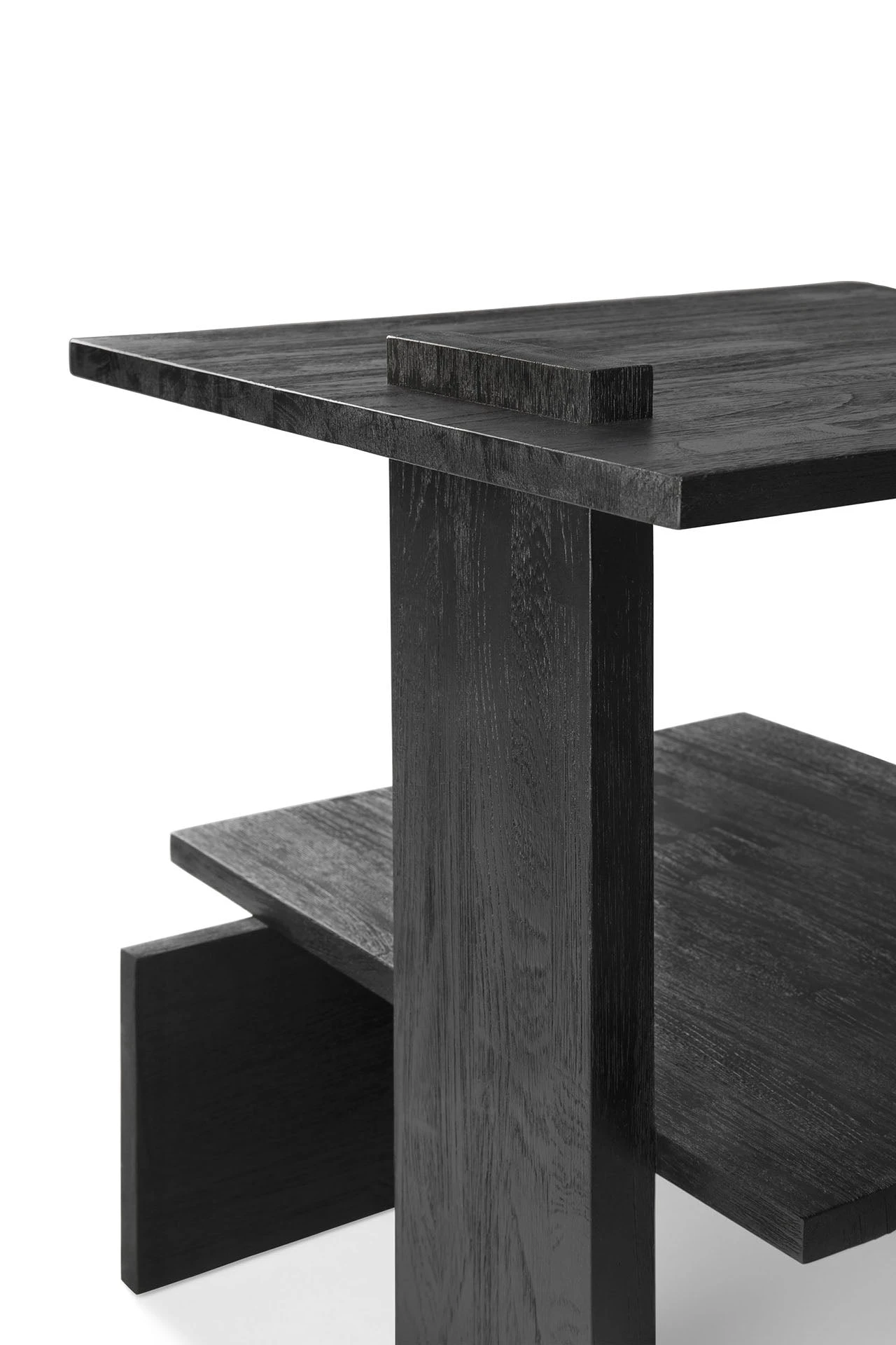 Ethnicraft Teak Abstract Side Table 6 Ethnicraft Teak Abstract Side Table - Image 6