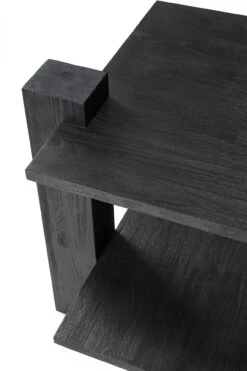 Ethnicraft Teak Abstract Side Table 13 Ethnicraft Teak Abstract Side Table -Trit Houses Shop ETH B03 1 046 Black 07