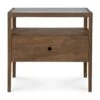 Ethnicraft Reclaimed Teak Spindle Bedside Table