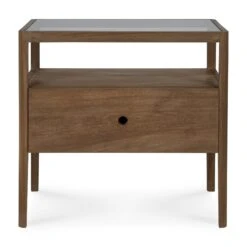 Ethnicraft Reclaimed Teak Spindle Bedside Table