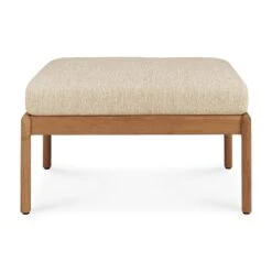 Ethnicraft Teak Jack Outdoor Foot Stool 26 Ethnicraft Teak Jack Outdoor Foot Stool -Trit Houses Shop ETH C04 1 021 Natural Teak 01