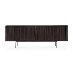 Ethnicraft Mahogany Roller Max Sideboard - 2 Doors 14 Ethnicraft Mahogany Roller Max Sideboard - 2 Doors -Trit Houses Shop ETH D01 1 057 Dark Brown 224cm 01