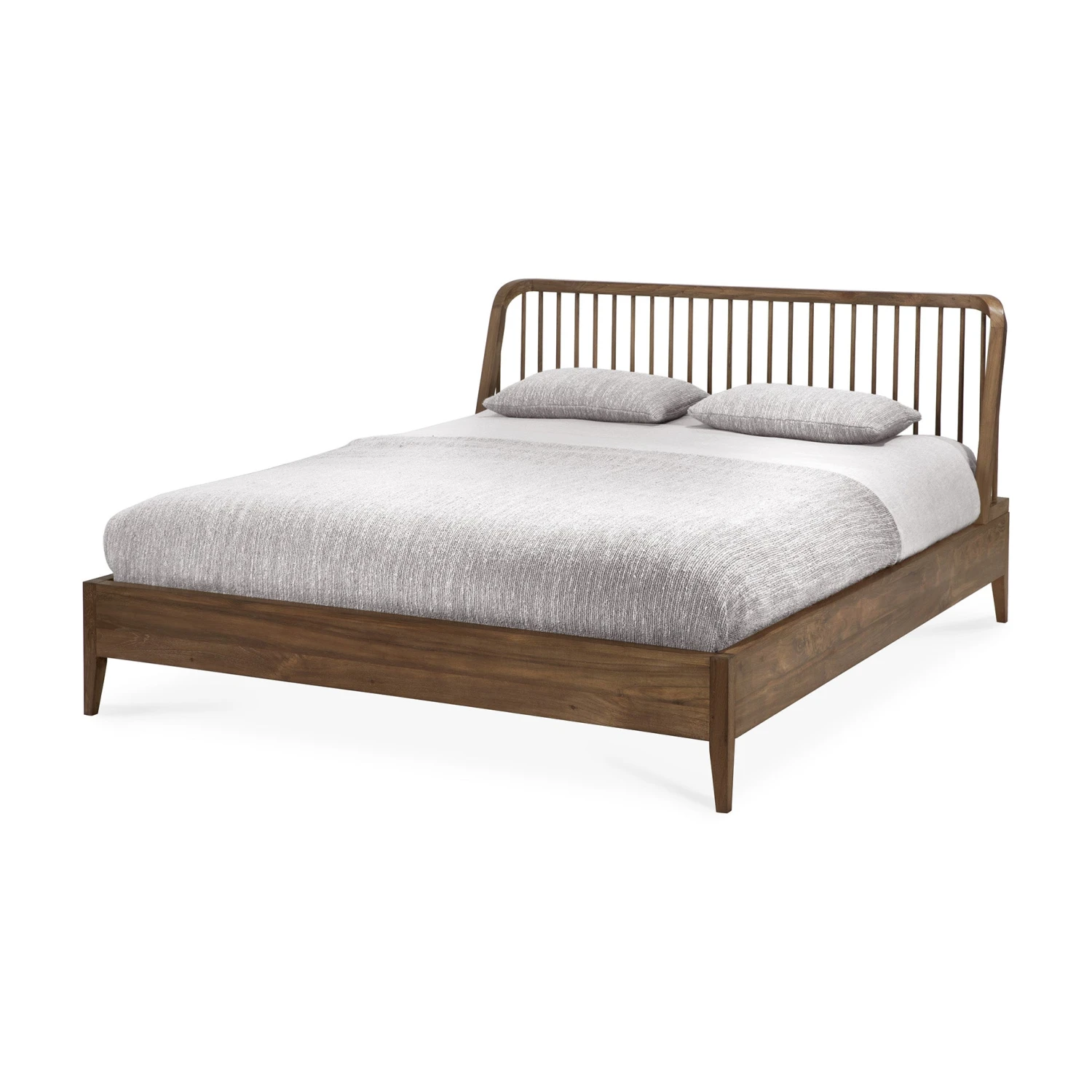 Ethnicraft Reclaimed Teak Spindle Queen Bed 2 Ethnicraft Reclaimed Teak Spindle Queen Bed - Image 2
