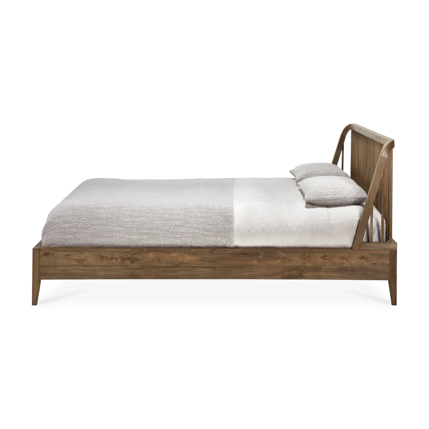 Ethnicraft Reclaimed Teak Spindle Queen Bed 3 Ethnicraft Reclaimed Teak Spindle Queen Bed - Image 3