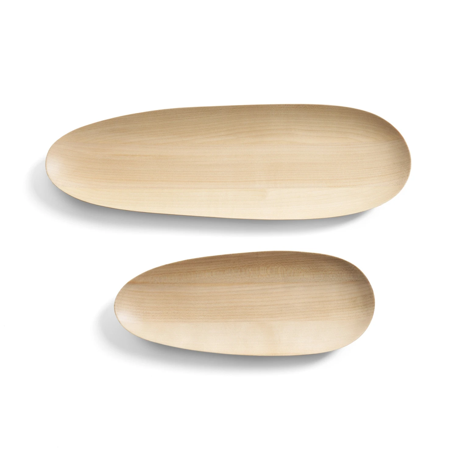 Ethnicraft Sycamore Thin Oval Boards - Set Of 2 3 Ethnicraft Sycamore Thin Oval Boards - Set Of 2 - Image 3