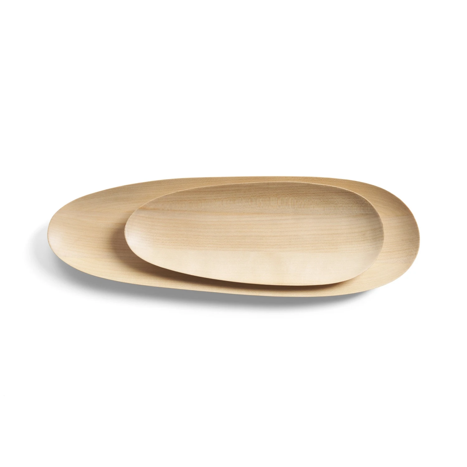Ethnicraft Sycamore Thin Oval Boards - Set Of 2 2 Ethnicraft Sycamore Thin Oval Boards - Set Of 2 - Image 2