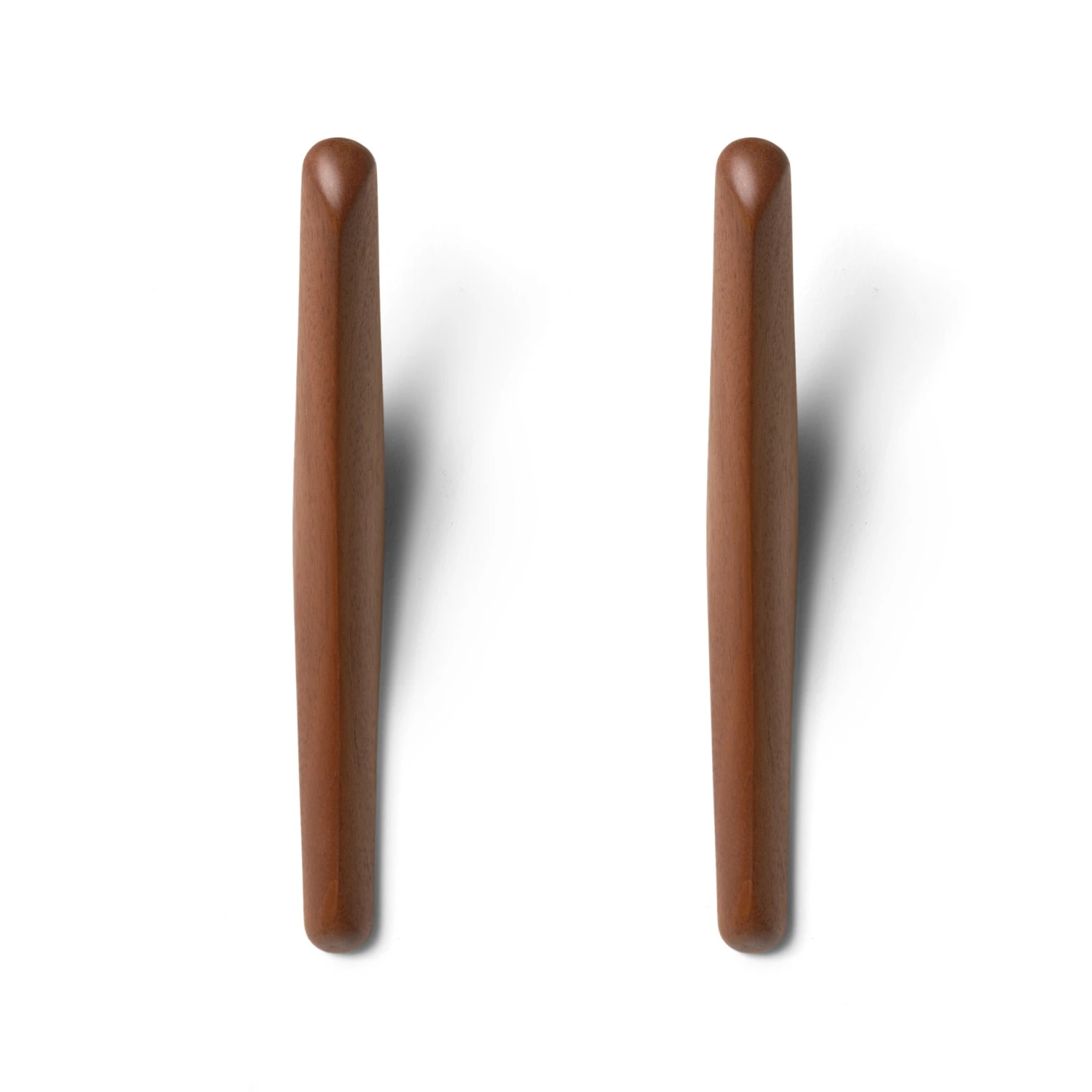 Ethnicraft Mahogany PI Wall Hanger - Set Of 2 2 Ethnicraft Mahogany PI Wall Hanger - Set Of 2 - Image 2