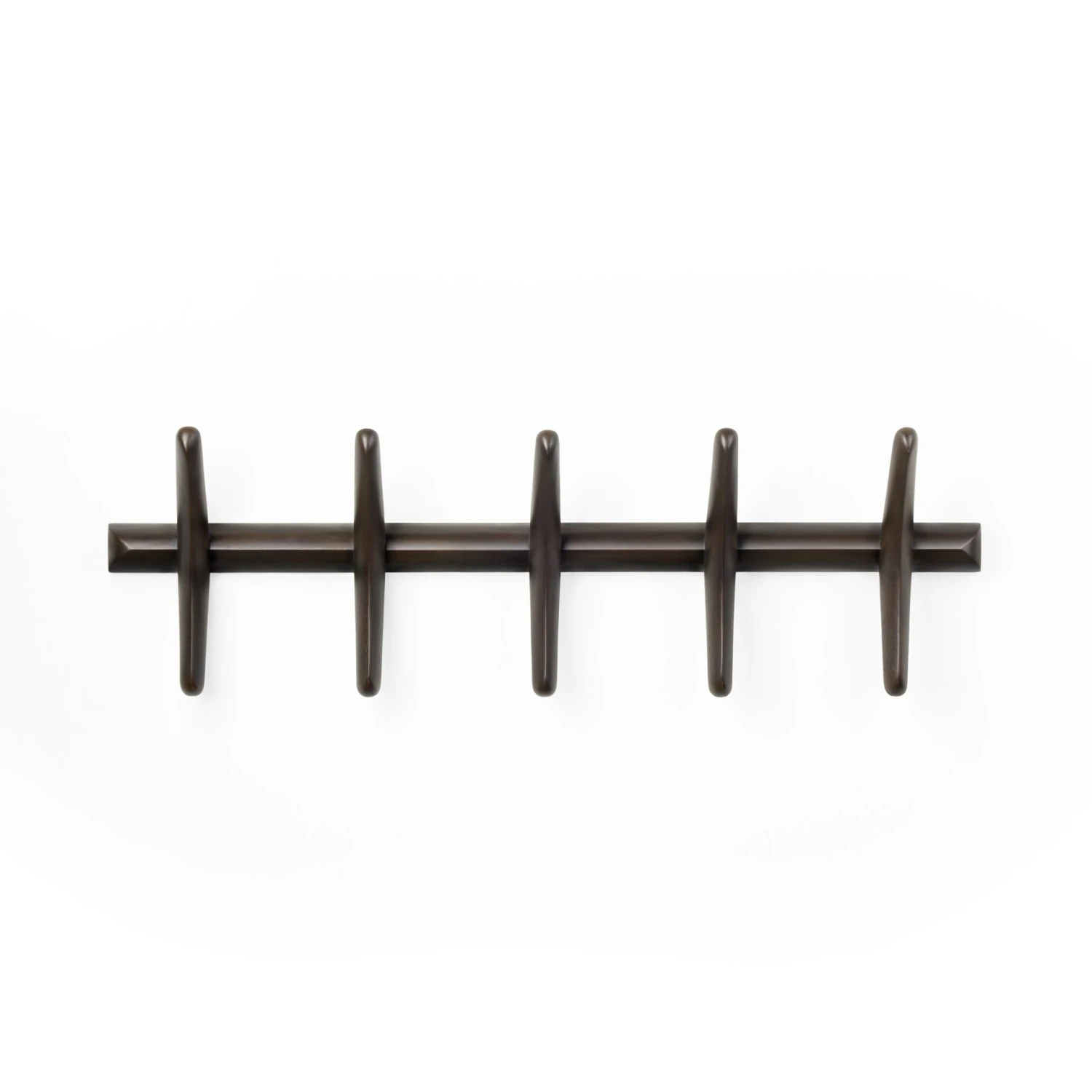 Ethnicraft Mahogany PI Wall Coat Rack 1 Ethnicraft Mahogany PI Wall Coat Rack