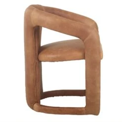 Estrella Arm Chair -Trit Houses Shop Estrella Dining Chair Cognac Leather 03