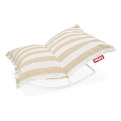 Fatboy Rock N Roll Lounge Chair -Trit Houses Shop FATBOY rock n roll light grey packshot 02 stripe sandy beige