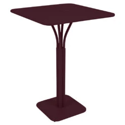 Fermob Luxembourg Pedestal Table High -Trit Houses Shop FER B01 0 011 Black Cherry