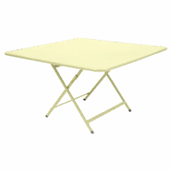 Fermob Caractere Square Table -Trit Houses Shop FER B01 0 014 Frosted Lemon