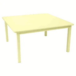 Fermob Craft Table 36 Fermob Craft Table -Trit Houses Shop FER B01 0 021 Frosted Lemon