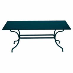 Fermob Romane Rectangular Dining Table 38 Fermob Romane Rectangular Dining Table -Trit Houses Shop FER B01 0 031 Acapulco Blue