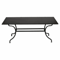 Fermob Romane Rectangular Dining Table 31 Fermob Romane Rectangular Dining Table -Trit Houses Shop FER B01 0 031 Liquorice