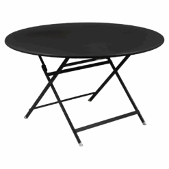 Fermob Caractere Round Table -Trit Houses Shop FER B01 0 034 Liquorice