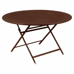 Fermob Caractere Round Table -Trit Houses Shop FER B01 0 034 Red Ochre
