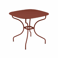 Fermob Opera+ Carronde Table 30 Fermob Opera+ Carronde Table -Trit Houses Shop FER B01 0 037 Red Ochre