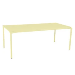 Fermob Calvi Rectangular Dining Table -Trit Houses Shop FER B01 0 041 Frosted Lemon