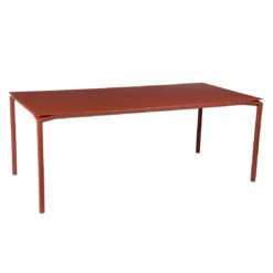 Fermob Calvi Rectangular Dining Table -Trit Houses Shop FER B01 0 041 Red Ochre