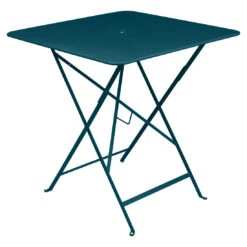 Fermob Bistro Metal Square Table 23 Fermob Bistro Metal Square Table -Trit Houses Shop FER B01 0 043 Acapulco Blue 710mm