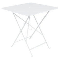 Fermob Bistro Metal Square Table 30 Fermob Bistro Metal Square Table -Trit Houses Shop FER B01 0 043 Cotton White 710mm