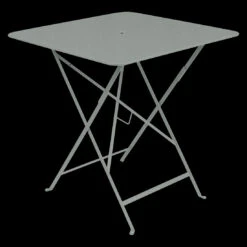 Fermob Bistro Metal Square Table 37 Fermob Bistro Metal Square Table -Trit Houses Shop FER B01 0 043 Grey Lapilli 710mm