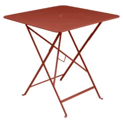 Fermob Bistro Metal Square Table 28 Fermob Bistro Metal Square Table -Trit Houses Shop FER B01 0 043 Red Ochre 710mm