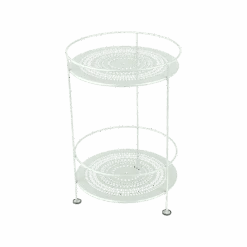 Fermob Guinguette Side Table Double Top -Trit Houses Shop FER B03 0 007 Ice Mint