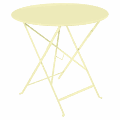Fermob Bistro Metal Round Table 27 Fermob Bistro Metal Round Table -Trit Houses Shop FER B03 0 010 Frosted Lemon 770mm