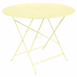 Fermob Bistro Metal Round Table 30 Fermob Bistro Metal Round Table -Trit Houses Shop FER B03 0 010 Frosted Lemon 960mm