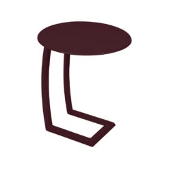 Fermob Alize Offset Low Table -Trit Houses Shop FER B03 0 012 Black Cherry
