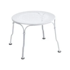 Fermob 1900 Low Table -Trit Houses Shop FER B03 0 045 Cotton White