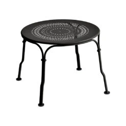Fermob 1900 Low Table -Trit Houses Shop FER B03 0 045 Liquorice
