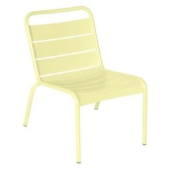 Fermob Luxembourg Lounge Chair 32 Fermob Luxembourg Lounge Chair -Trit Houses Shop FER C01 0 016 Frosted Lemon base