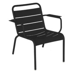 Fermob Luxembourg Lounge Armchair 37 Fermob Luxembourg Lounge Armchair -Trit Houses Shop FER C01 0 017 Liquorice base