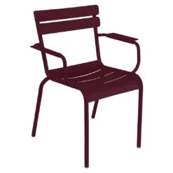 Fermob Luxembourg Arm Chair 37 Fermob Luxembourg Arm Chair -Trit Houses Shop FER C02 0 002 Black Cherry